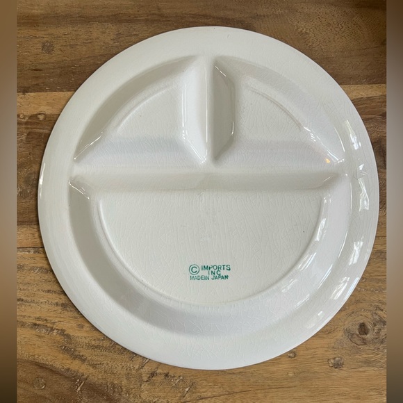 1960s YUM-EE-YUM Imports Inc Japan Children's Divided Plate - Picture 3 of 6